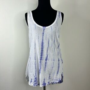 JAMES PERSE Purple Tie Dye Tank Top 2 (M)